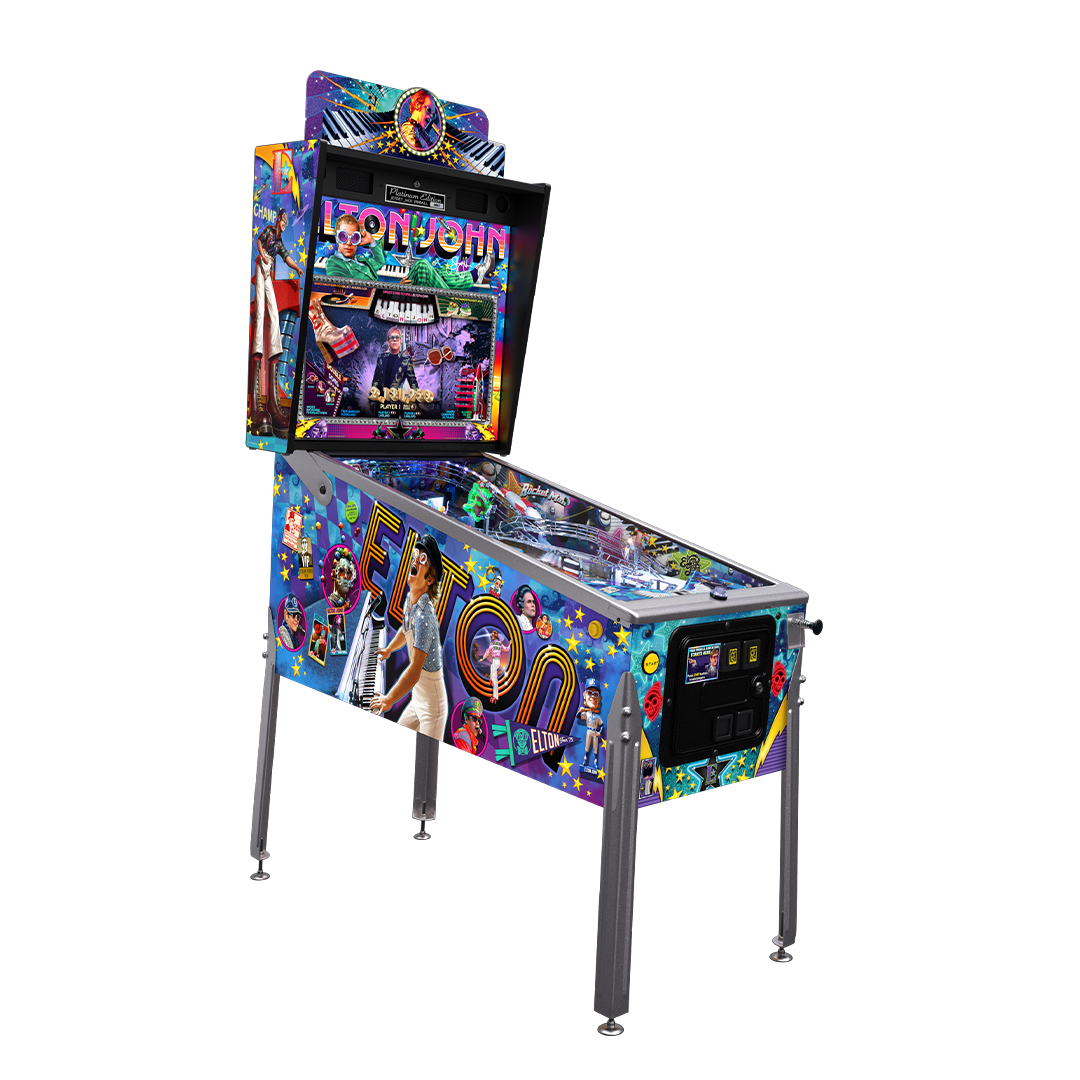 Elton John Pinball Game Platinum Edition Cabinet Right