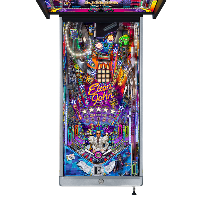Elton John Pinball Game Platinum Edition Cabinet Right
